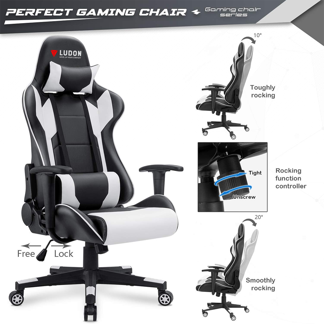 Ludon Gaming Chair  (black)