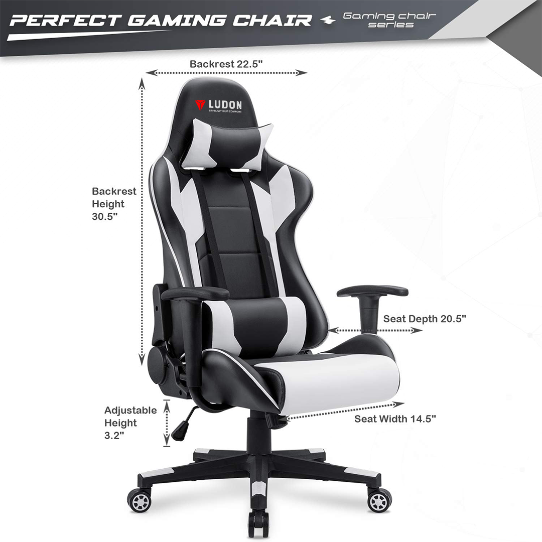 Ludon Gaming Chair  (black)