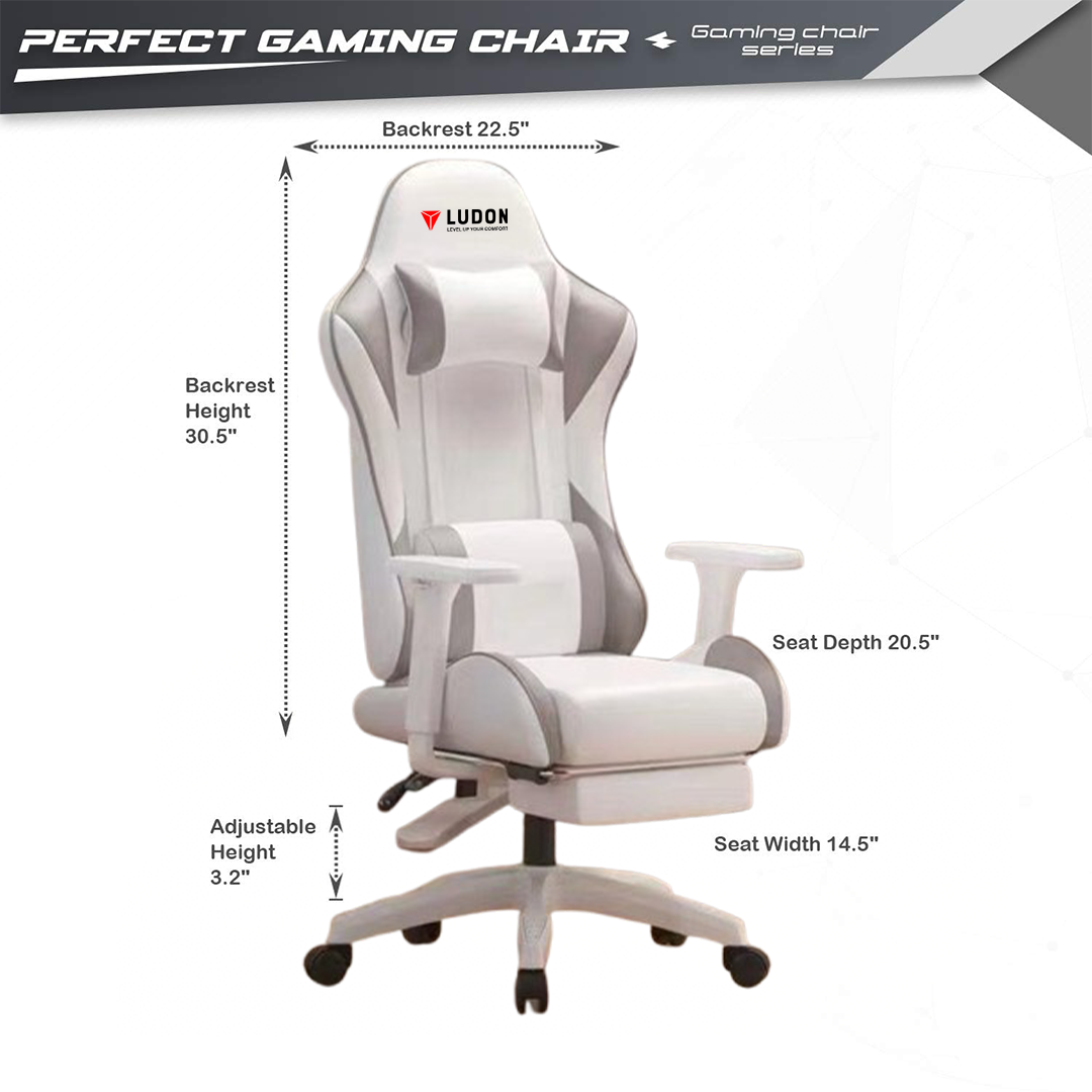 Ludon Gaming Chair ( Grey )