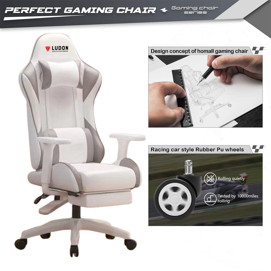 Ludon Gaming Chair ( Grey )