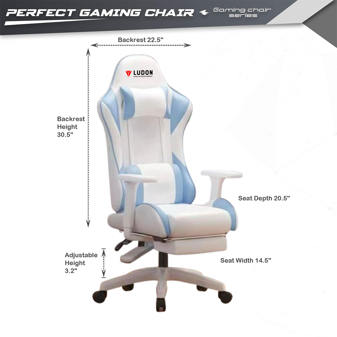 Ludon Gaming Chair ( Blue )